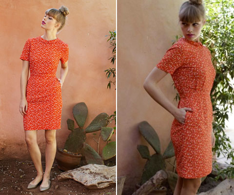 60s style shift dress