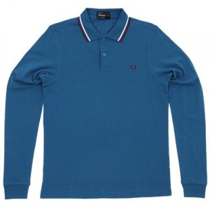 Fred Perry long-sleeve tipped polo shirts - new colours now available ...