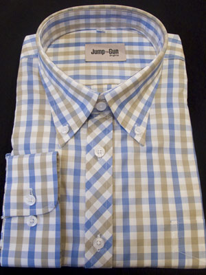 New in: 1960s-style gingham button-down shirts at Jump The Gun - Modculture