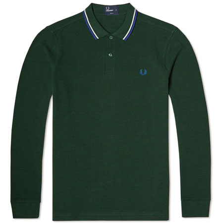 Back on the shelves: Fred Perry long sleeve twin tipped polo shirt ...