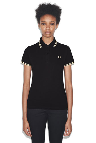 Mod classic: G12 Made in England Fred Perry polo shirt for women ...