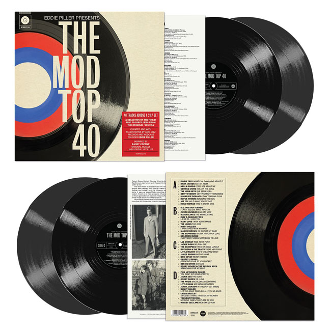 Eddie Piller Presents The Mod Top 40 vinyl collection